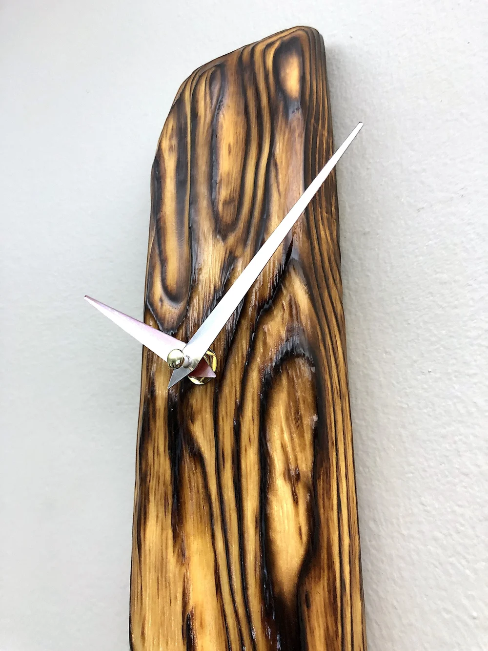 Shou Sugi Ban Wood Clock Art - Mato 0011 — Korzen Designs